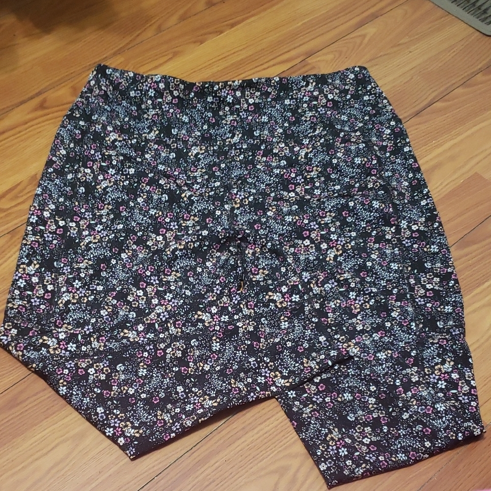 Zelos Paisley Floral Print Legging 3X